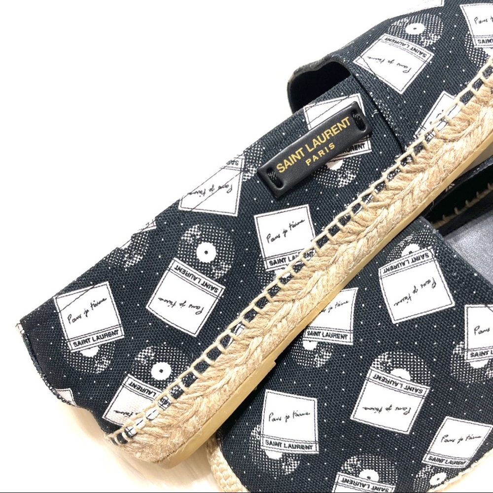 {Saint Laurent} YSL Paris Flat Espadrilles 40EUR - Picture 3 of 7